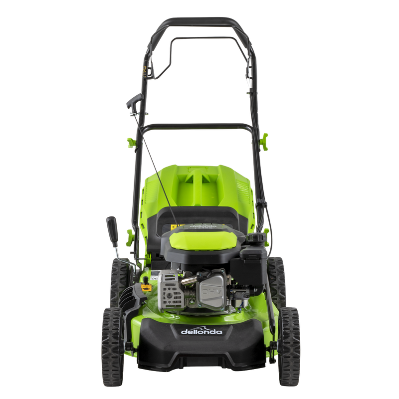 Dellonda DG101 Self-Propelled Petrol Lawnmower Grass Cutter with Height Adjustment & Grass Bag 144cc - additional view 4