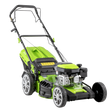 Dellonda DG102 Self-Propelled Petrol Lawnmower Grass Cutter with Height Adjustment & Grass Bag 170cc 20"/51cm 4-Stroke Engine