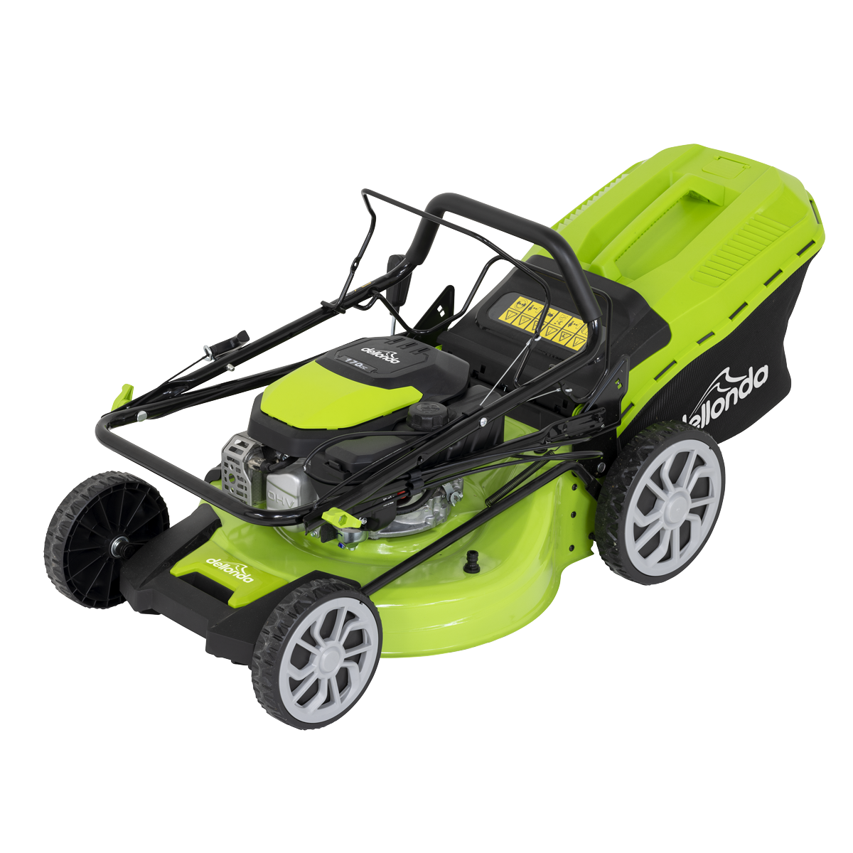 Dellonda DG102 Self-Propelled Petrol Lawnmower Grass Cutter with Height Adjustment & Grass Bag 170cc - additional view 5