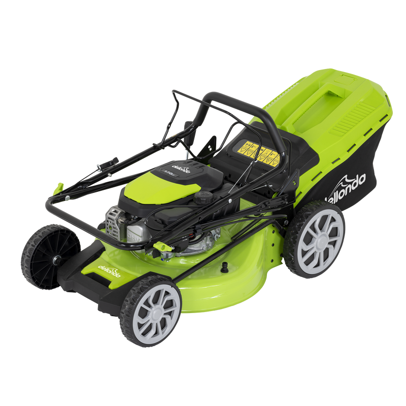 Dellonda DG102 Self-Propelled Petrol Lawnmower Grass Cutter with Height Adjustment & Grass Bag 170cc - additional view 5