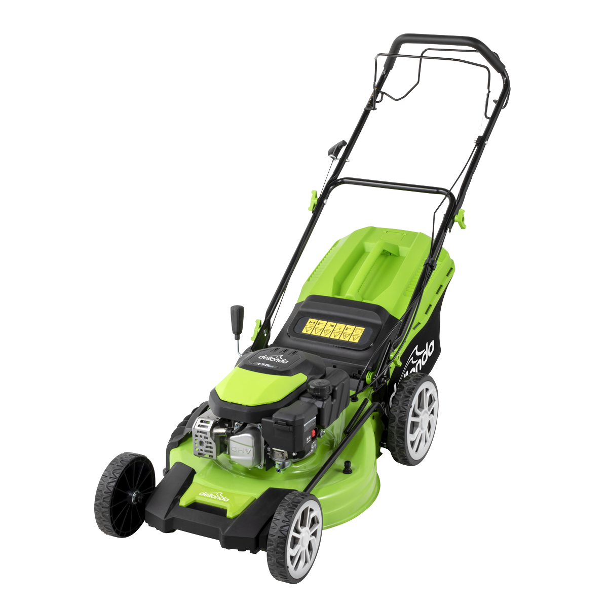 Dellonda DG102 Self-Propelled Petrol Lawnmower Grass Cutter with Height Adjustment & Grass Bag 170cc - additional view 7