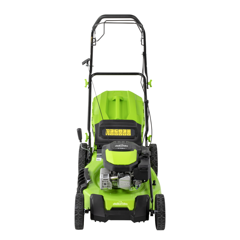 Dellonda DG102 Self-Propelled Petrol Lawnmower Grass Cutter with Height Adjustment & Grass Bag 170cc - additional view 8