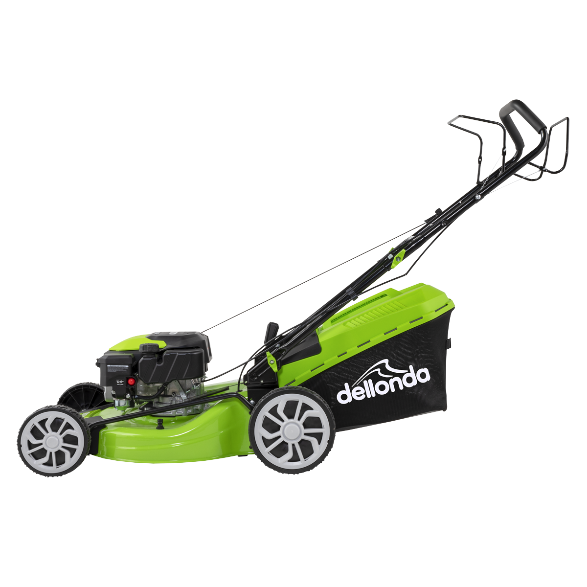 Dellonda DG102 Self-Propelled Petrol Lawnmower Grass Cutter with Height Adjustment & Grass Bag 170cc - additional view 3