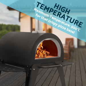 Dellonda DG103 Outdoor Wood-Fired Pizza Oven & Smoker - additional view 8