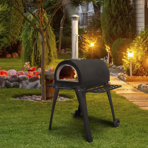 Dellonda DG103 Outdoor Wood-Fired Pizza Oven & Smoker - additional view 7
