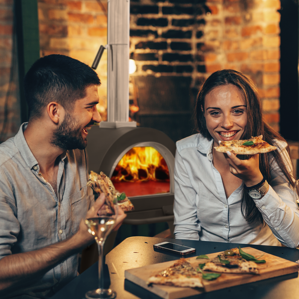 Dellonda DG103 Outdoor Wood-Fired Pizza Oven & Smoker - additional view 6