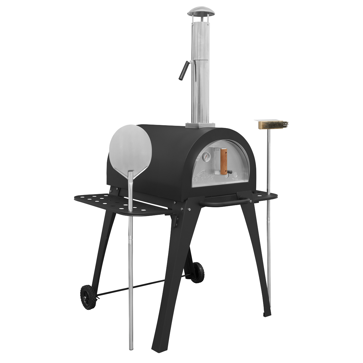 Dellonda DG103 Outdoor Wood-Fired Pizza Oven & Smoker - additional view 20