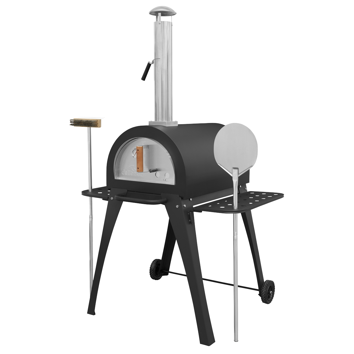 Dellonda DG103 Outdoor Wood-Fired Pizza Oven & Smoker - additional view 21