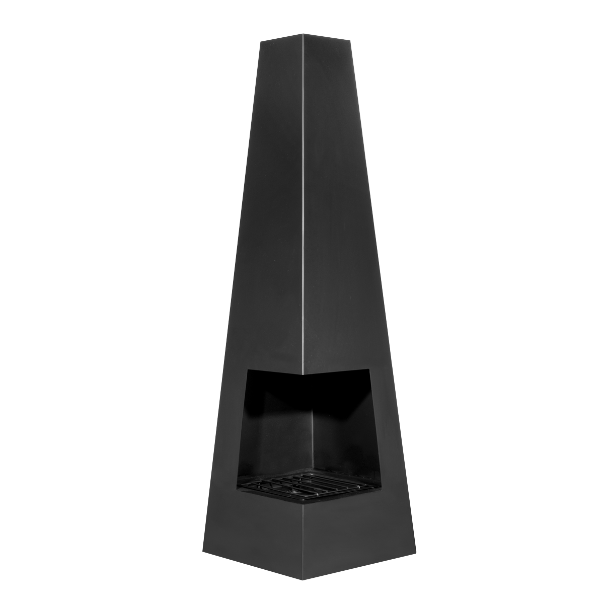 Dellonda DG105 Chiminea, Wood Burner, Heater for Outdoors W45cm x H150cm - Black Steel - additional view 8