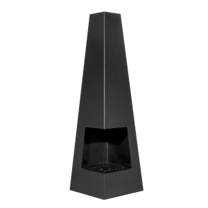 Dellonda DG105 Chiminea, Wood Burner, Heater for Outdoors W45cm x H150cm - Black Steel - additional view 8