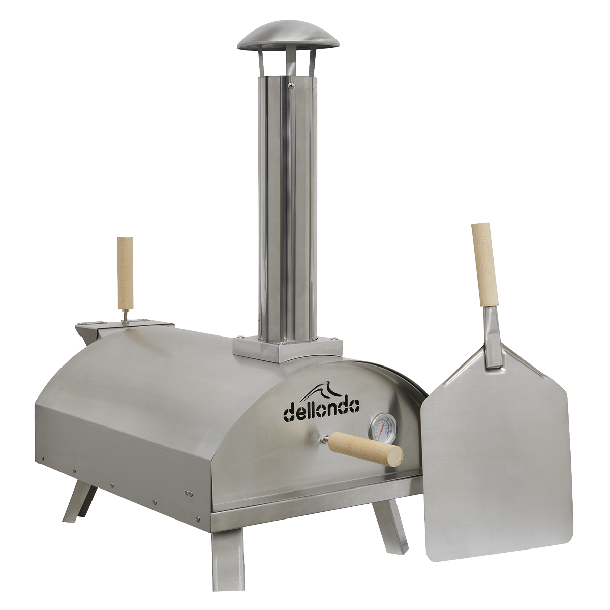 Dellonda DG11 Wood-Fired Pizza Oven 14" - Stainless Steel - additional view 5