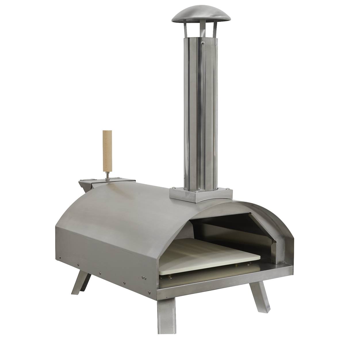 Dellonda DG11 Wood-Fired Pizza Oven 14" - Stainless Steel - additional view 3