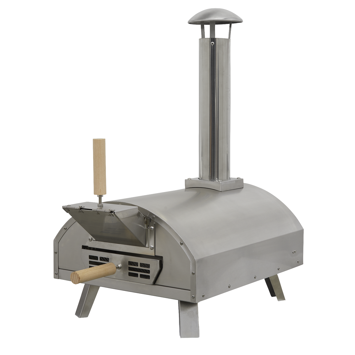Dellonda DG11 Wood-Fired Pizza Oven 14" - Stainless Steel - additional view 10