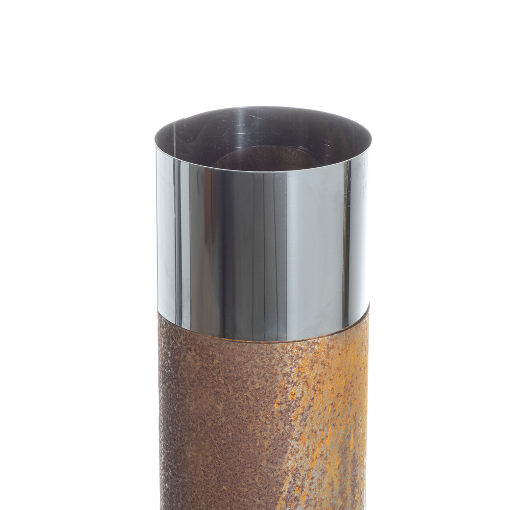 Dellonda DG110 Outdoor/Garden/Patio Conical Chiminea, Fireplace, Fire Pit, Heater, H127cm - Corten Steel - additional view 6