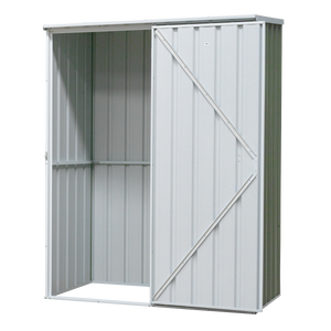 Dellonda DG113 Galvanized Steel Storage Shed with Pent Style Roof 150 x 80 x 190cm - Green - additional view 5