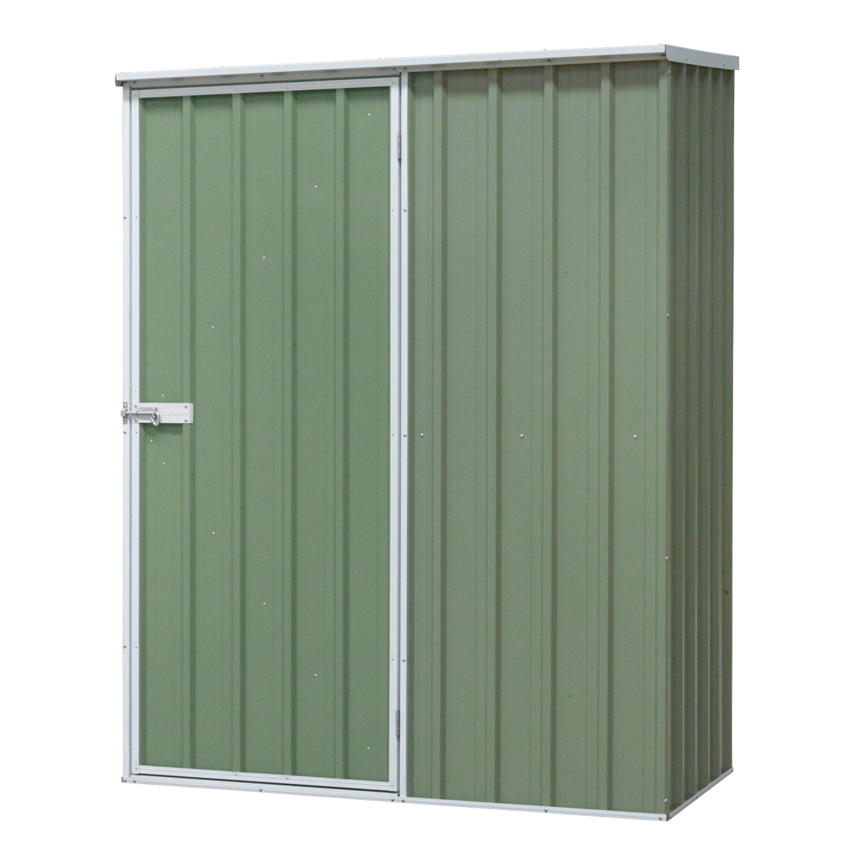 Dellonda DG113 Galvanized Steel Storage Shed with Pent Style Roof 150 x 80 x 190cm - Green - additional view 6