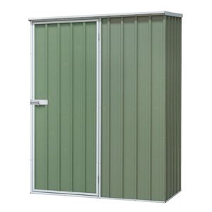 Dellonda DG113 Galvanized Steel Storage Shed with Pent Style Roof 150 x 80 x 190cm - Green - additional view 6