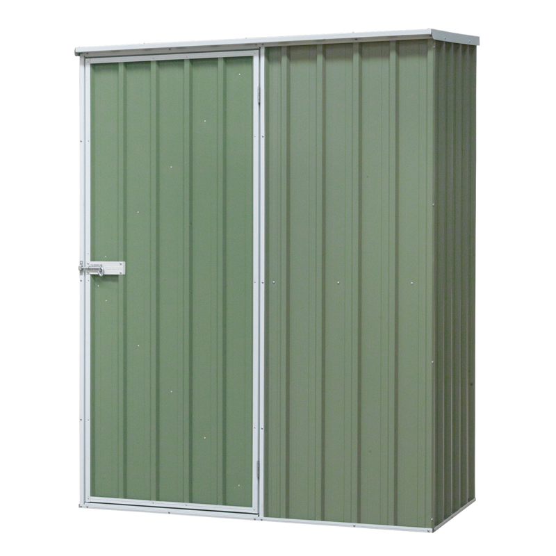 Dellonda DG113 Galvanized Steel Storage Shed with Pent Style Roof 150 x 80 x 190cm - Green - additional view 6