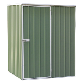 Dellonda DG114 Galvanized Steel Storage Shed with Pent Style Roof 151 x 151 x 200cm - Green