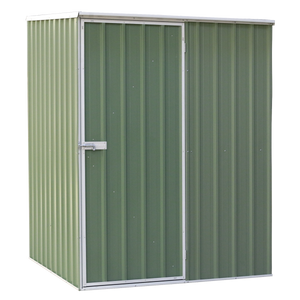 Dellonda DG114 Galvanized Steel Storage Shed with Pent Style Roof 151 x 151 x 200cm - Green