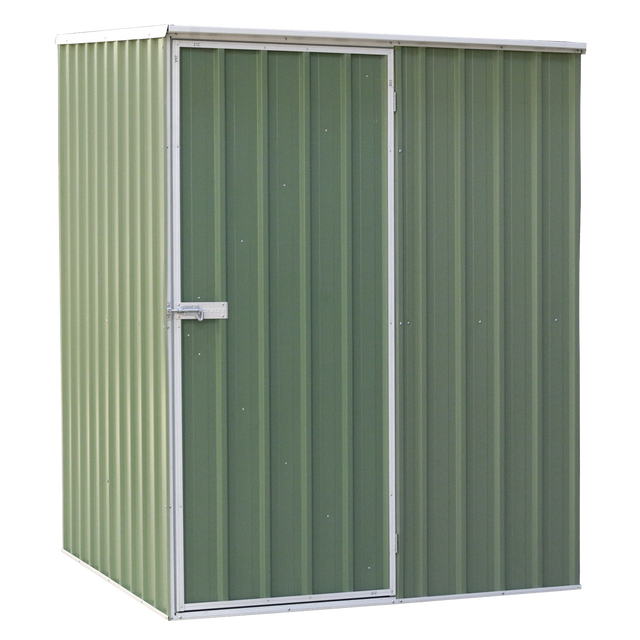 Dellonda DG114 Galvanized Steel Storage Shed with Pent Style Roof 151 x 151 x 200cm - Green
