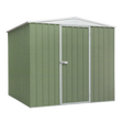Dellonda DG115 Galvanized Steel Storage Shed with Apex Style Roof 230 x 230 x 220cm - Green