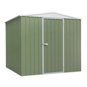 Dellonda DG115 Galvanized Steel Storage Shed with Apex Style Roof 230 x 230 x 220cm - Green