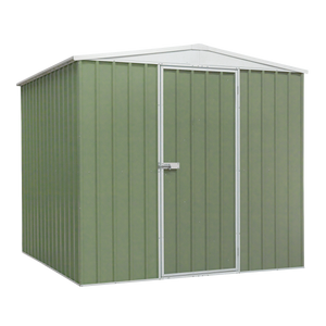 Dellonda DG115 Galvanized Steel Storage Shed with Apex Style Roof 230 x 230 x 220cm - Green