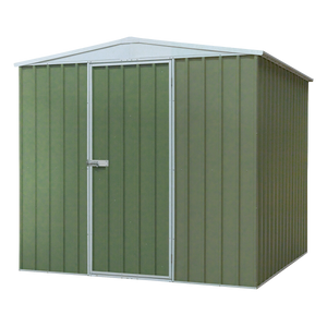 Dellonda DG115 Galvanized Steel Storage Shed with Apex Style Roof 230 x 230 x 220cm - Green - additional view 2