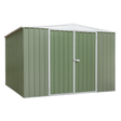 Dellonda DG116 Galvanized Steel Storage Shed with Apex Style Roof 300 x 300 x 220cm - Green