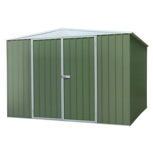 Dellonda DG116 Galvanized Steel Storage Shed with Apex Style Roof 300 x 300 x 220cm - Green - additional view 7