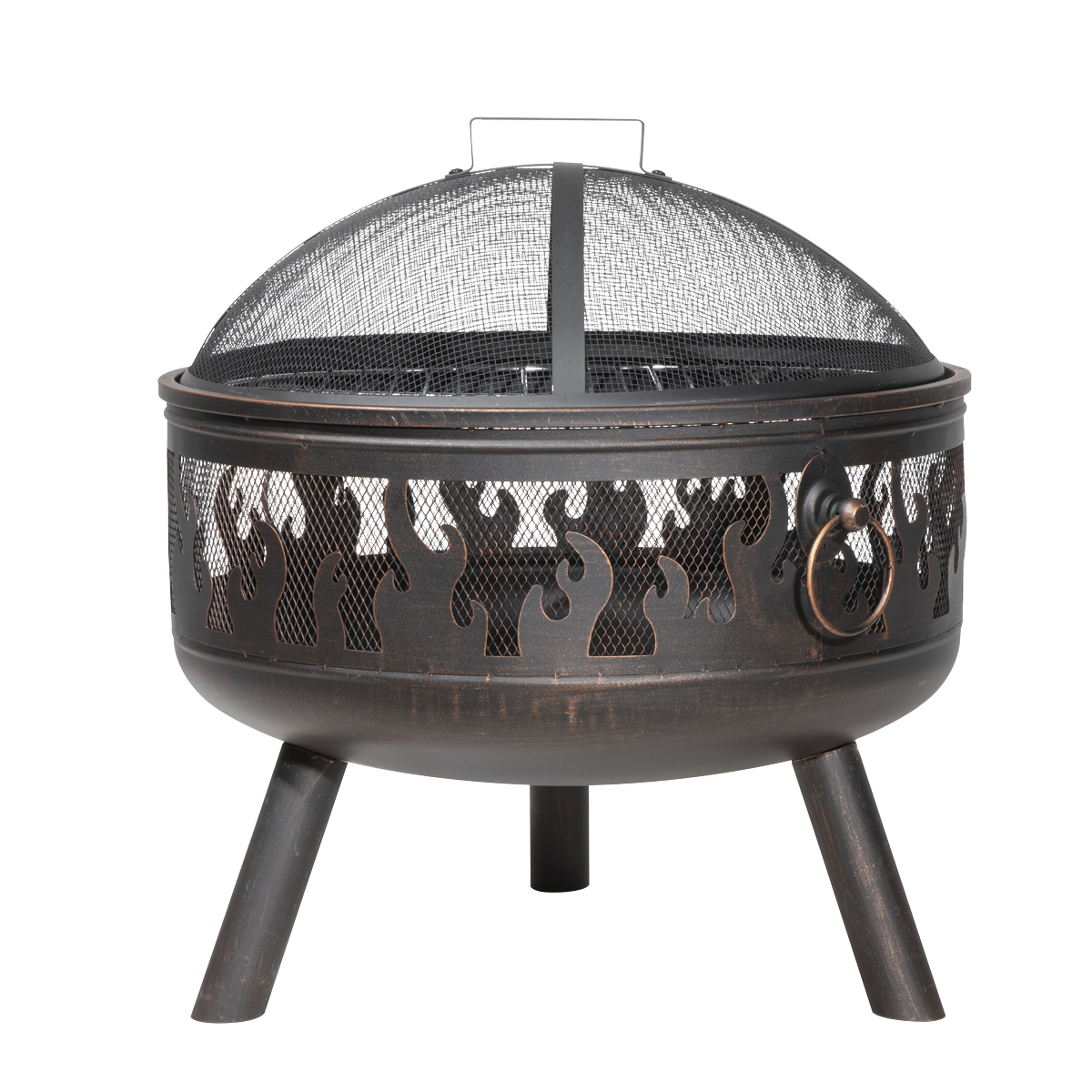 Dellonda DG117 Deluxe Fire Pit Fireplace Outdoor Patio Heater, Cooking Grill & Poker 61cm - additional view 6