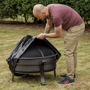 Dellonda DG118 Fire Pit, Fireplace, Outdoor Patio Heater PVC Cover, Water-Resistant, Heavy-Duty - additional view 5