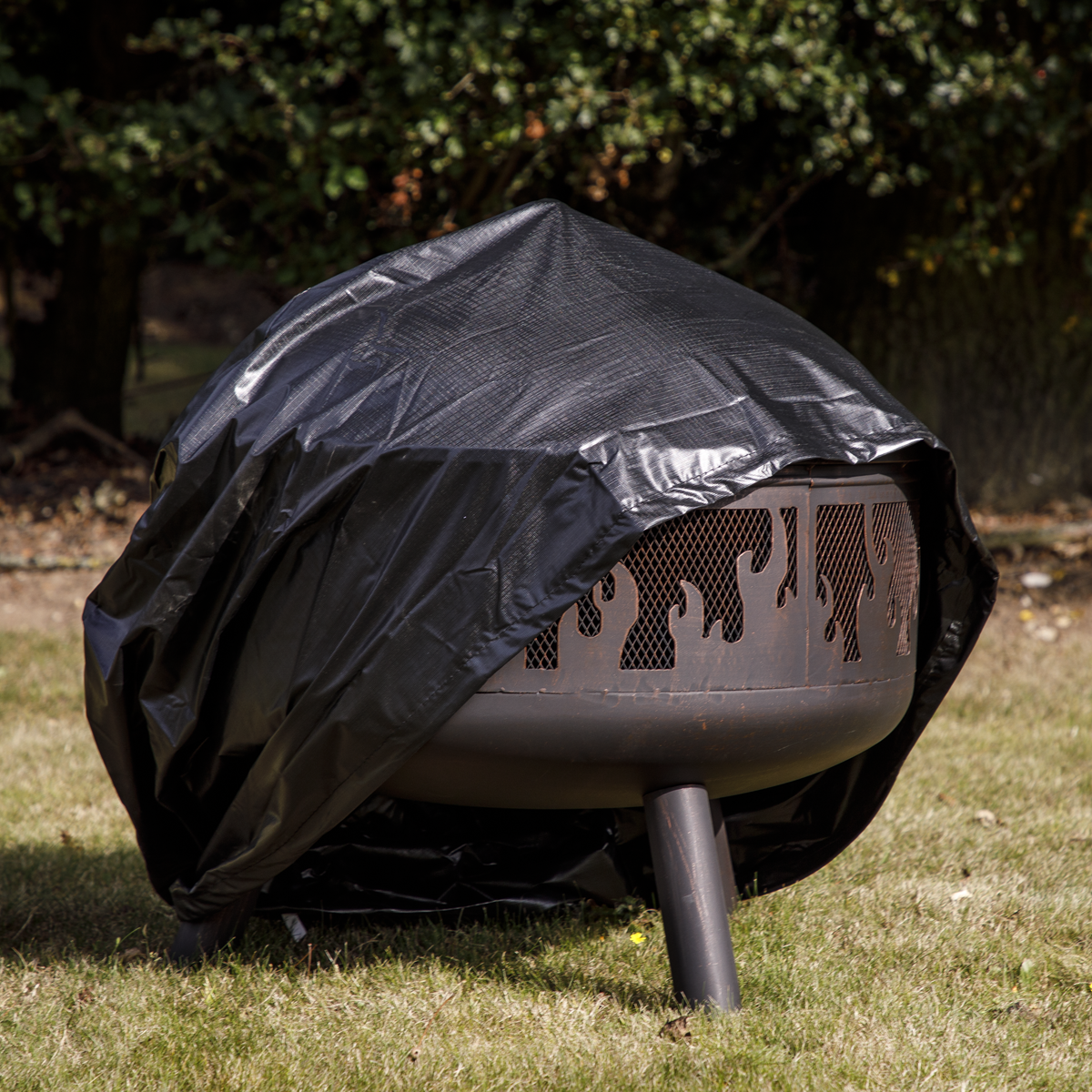 Dellonda DG123 Fire Pit, Fireplace, Outdoor Patio Heater PVC Cover, Water-Resistant, Heavy Duty - additional view 2