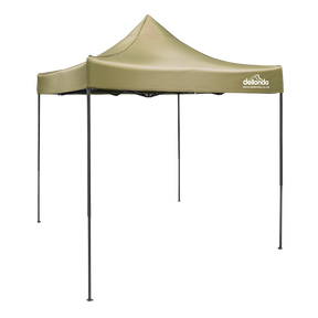 Dellonda DG126 Premium 2x2m Pop-Up Gazebo, Heavy Duty, PVC Coated, Water-Resistant Fabric, Supplied with Carry Bag, Rope