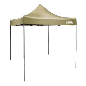Dellonda DG126 Premium 2x2m Pop-Up Gazebo, Heavy Duty, PVC Coated, Water-Resistant Fabric, Supplied with Carry Bag, Rope