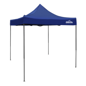 Dellonda DG127 Premium 2x2m Pop-Up Gazebo, Heavy Duty, PVC Coated, Water-Resistant Fabric, Supplied with Carry Bag, Rope