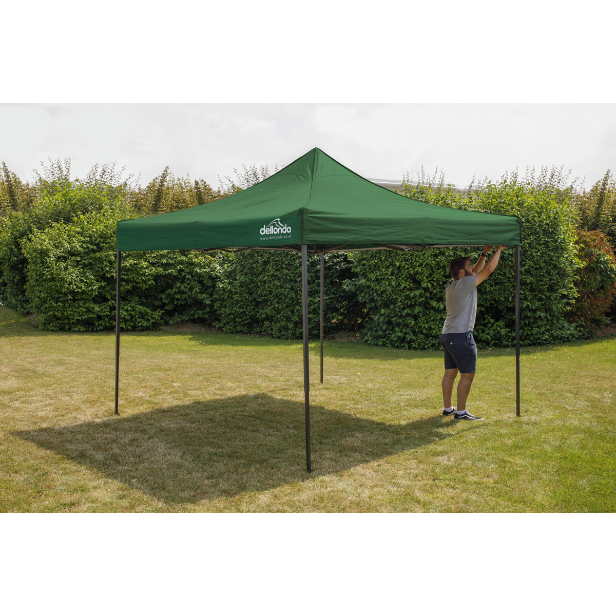 Dellonda DG128 Premium 2 x 2m Pop-Up Gazebo, Heavy Duty, PVC Coated, Water-Resistant Fabric, Supplied - additional view 8