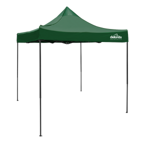Dellonda DG128 Premium 2 x 2m Pop-Up Gazebo, Heavy Duty, PVC Coated, Water-Resistant Fabric, Supplied with Carry Bag, Rope