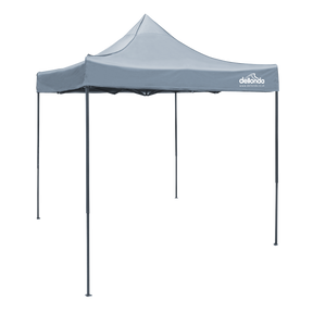 Dellonda DG129 Premium 2 x 2m Pop-Up Gazebo, Heavy Duty, PVC Coated, Water-Resistant Fabric, Supplied with Carry Bag, Rope