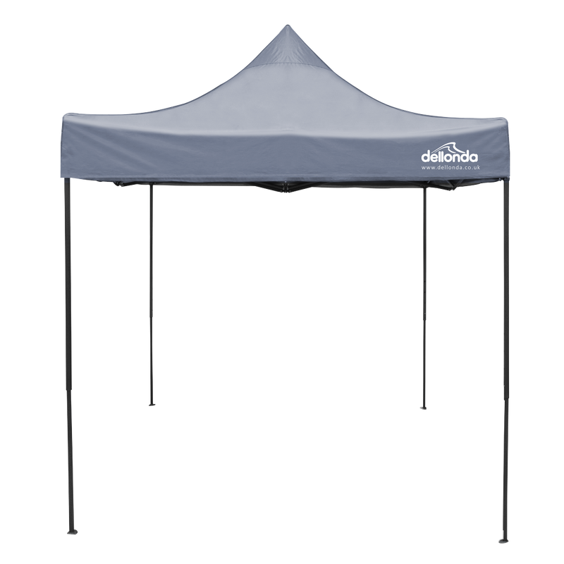 Dellonda DG129 Premium 2 x 2m Pop-Up Gazebo, Heavy Duty, PVC Coated, Water-Resistant Fabric, Supplied - additional view 3