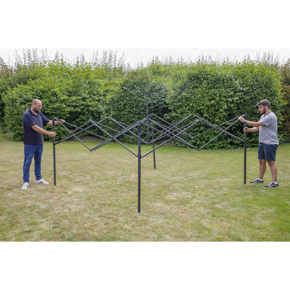Dellonda DG130 Premium 3 x 3m Pop-Up Gazebo, PVC Coated, Water-Resistant Fabric, Supplied with Carry Bag - additional view 7