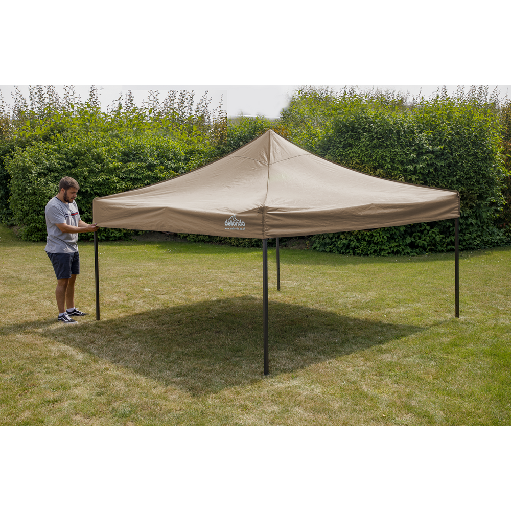Dellonda DG130 Premium 3 x 3m Pop-Up Gazebo, PVC Coated, Water-Resistant Fabric, Supplied with Carry Bag - additional view 8