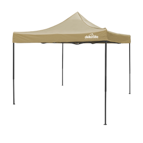 Dellonda DG130 Premium 3 x 3m Pop-Up Gazebo, PVC Coated, Water-Resistant Fabric, Supplied with Carry Bag, Rope, Stakes &