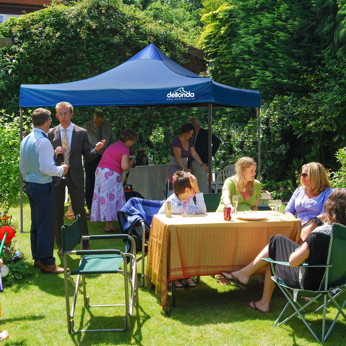 Dellonda DG131 Premium 3 x 3m Pop-Up Gazebo, PVC Coated, Water-Resistant Fabric, Supplied with Carry - additional view 11