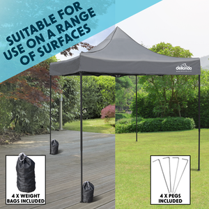 Dellonda DG133 Premium 3 x 3m Pop-Up Gazebo, PVC Coated, Water-Resistant Fabric, Supplied with Carry Bag - additional view 6