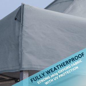 Dellonda DG133 Premium 3 x 3m Pop-Up Gazebo, PVC Coated, Water-Resistant Fabric, Supplied with Carry - additional view 15