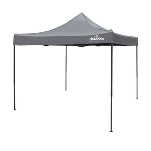 Dellonda DG133 Premium 3 x 3m Pop-Up Gazebo, PVC Coated, Water-Resistant Fabric, Supplied with Carry Bag, Rope, Stakes &