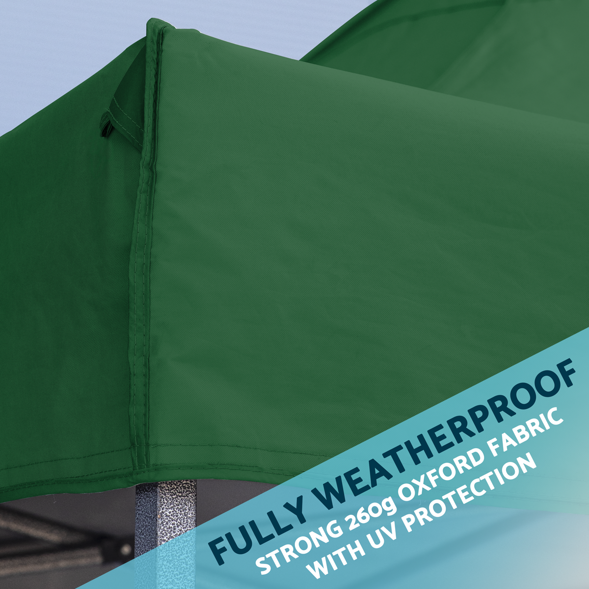 Dellonda DG136 Premium 3 x 4.5m Pop-Up Gazebo, Heavy Duty, PVC Coated, Water-Resistant Fabric, Supplied - additional view 3