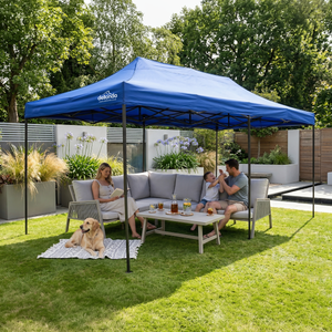 Dellonda DG139 Premium 3x6m Pop-Up Gazebo, Heavy Duty, PVC Coated, Water-Resistant Fabric, Supplied with - additional view 6